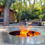 Le brasero du Camping à Avignon